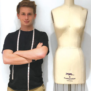 Sew Swag founder and winner of the Helen Diller Family Foundation 2018 Diller Teen Tikkun Olam Award, Dillon Eisman. (photo courtesy of Sew Swag)