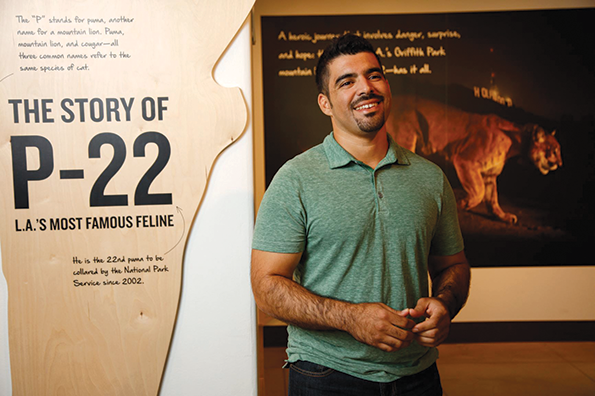 Miguel Ordeñana, a wildlife biologist at the Natural History Museum of Los Angeles County, has been named to the board of directors of the National Wildlife Federation. (photo courtesy of the Natural History Museums of Los Angeles County)