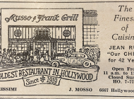 Vintage: Musso and Frank Grill marks a milestone