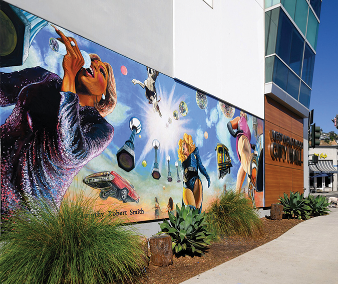 New WeHo mural celebrates city’s 40th - Beverly Press & Park Labrea ...